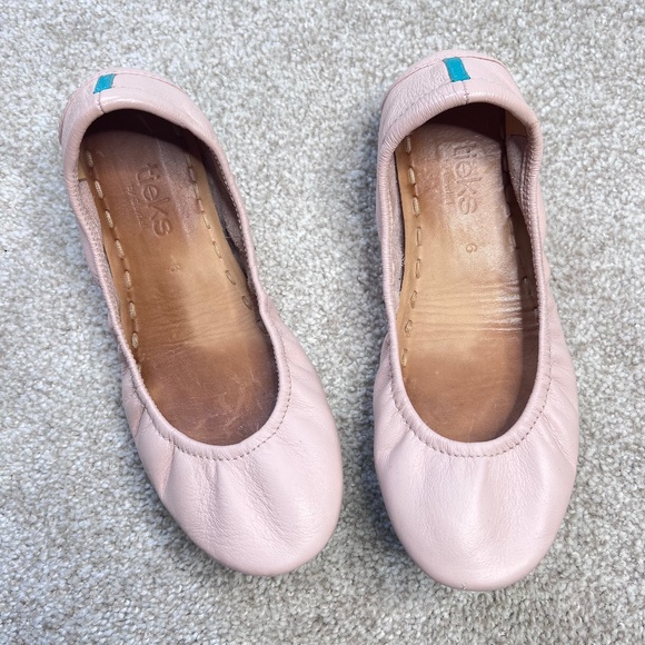 Tieks Ballerina Pink Flats Shoes 6 - Picture 1 of 9